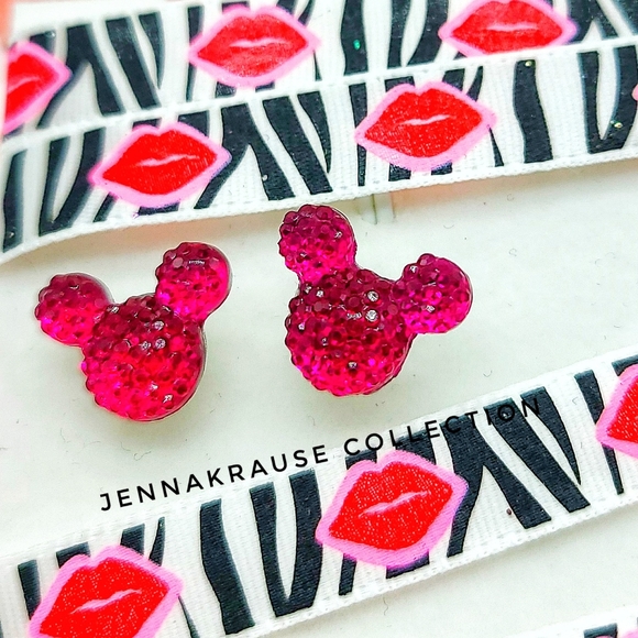 Mickey Mouse Stud Earrings - Picture 2 of 5